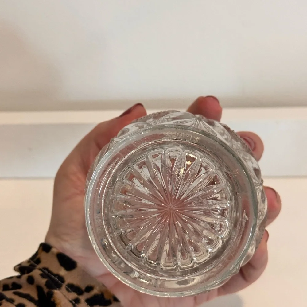 Westmoreland Glass company open sugar bow ELITE PATTERN. VINTAGE - Picture 3 of 3